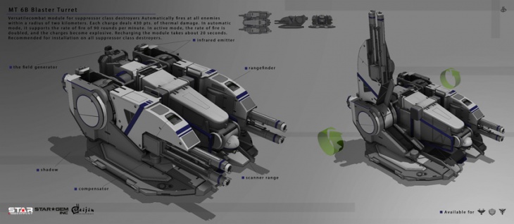 Blaster Turret - Star Conflict Wiki